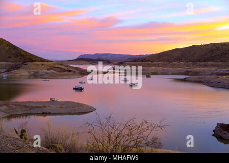 Elephant Butte Lake Stockfoto