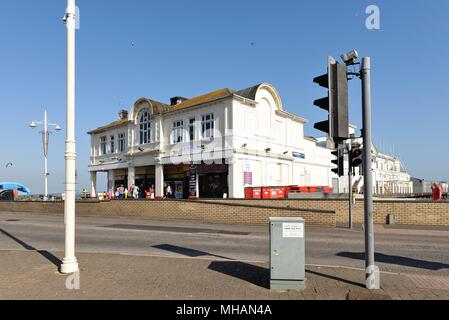 Der Haupteingang der alten Pier in Bognor Regis West Sussex England Großbritannien Stockfoto