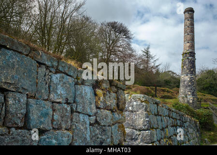 Wheal Martyn arbeiten Lehmgrube St Austell, Cornwall, Großbritannien Stockfoto