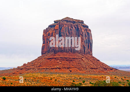 Merrick Butte im Monument Valley in Arizona Stockfoto