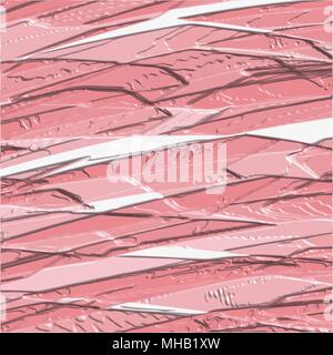 Rot Rosa abstrakten 3D wave Hintergrund Muster, Vector Illustration Stock Vektor