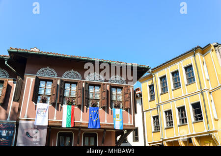 Altstadt von Plovdiv, Bulgarien Stockfoto