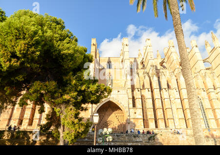 Catedral de Mallorca (Palma Kathedrale), Mallorca, Balearen, Spanien Stockfoto