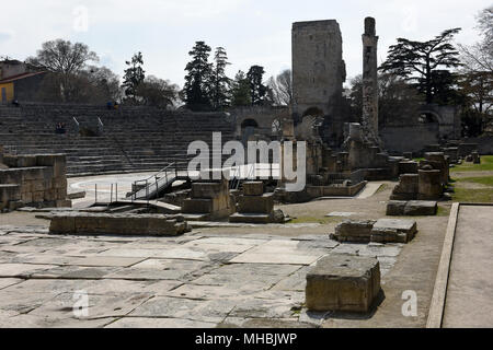 Das antike Theater in Arles Frankreich 2018 Stockfoto