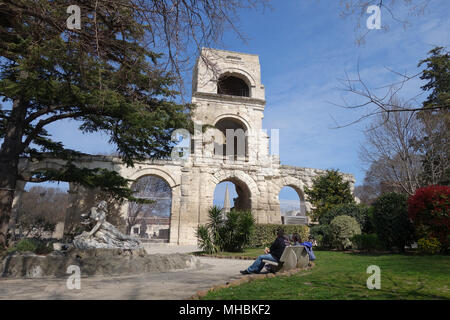 Das antike Theater in Arles Frankreich 2018 Stockfoto