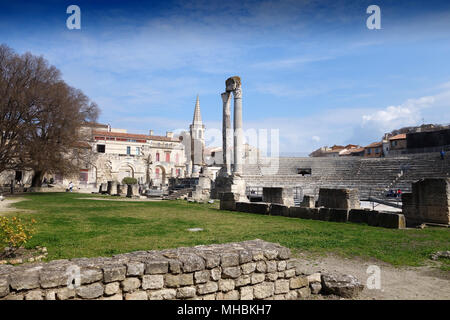 Das antike Theater in Arles Frankreich 2018 Stockfoto