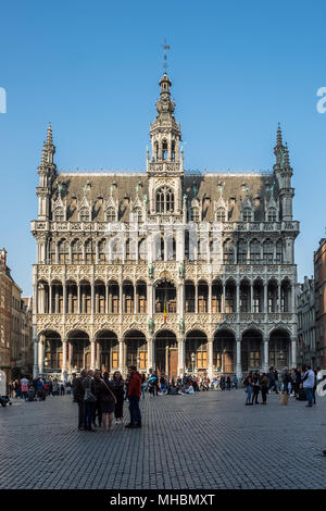 So Maison du Roi auf dem Hauptplatz von Brüssel gefordert Stockfoto