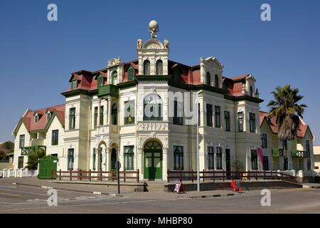 Hohenzollernhaus von 1906, Neobarocke, Swakopmund, Erongo Region, Namibia Stockfoto