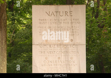 Theodore Roosevelt, Theodore Roosevelt National Memorial, District of Columbia Stockfoto