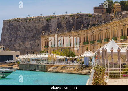 Valletta Waterfront in Malta Stockfoto