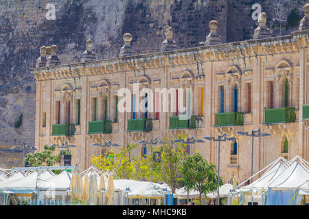 Valletta Waterfront in Malta Stockfoto