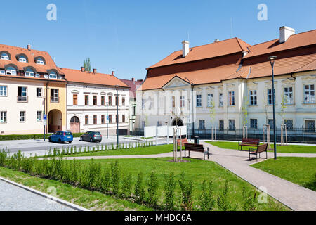 Barokní zámek z1601, Chrast u Chrudimi, Pardubický kraj, Česká republika/Barock Schlösser von 1601 mit Gärten, Chrast in der Nähe von Chrudim Stadt, Pardubi Stockfoto