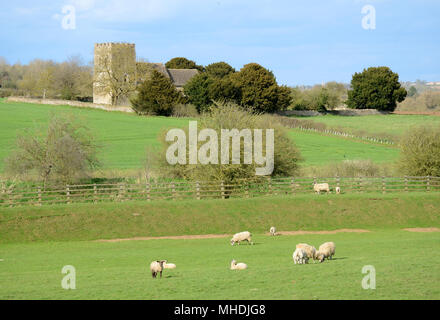 St Lukes Kirche, Tixover, England Stockfoto