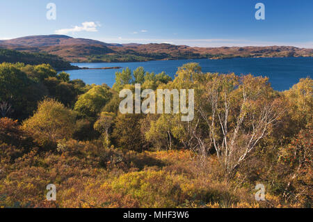 Loch Shieldaig von Shieldaig Halbinsel - Torridon, Ross-shire, Schottland. Stockfoto