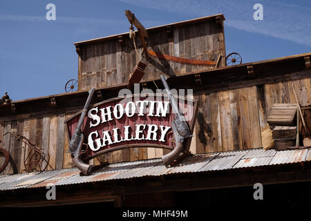 In und um West Rim des Grand Canyon Stockfoto