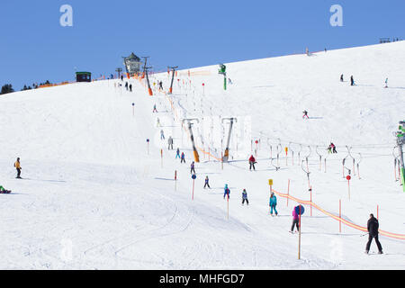 Ski-Hügel Stockfoto