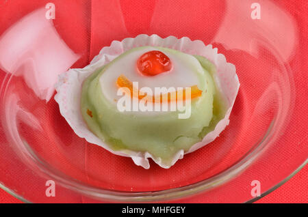 Dessert: CASSATA SICILIANA im Restaurant Stockfoto