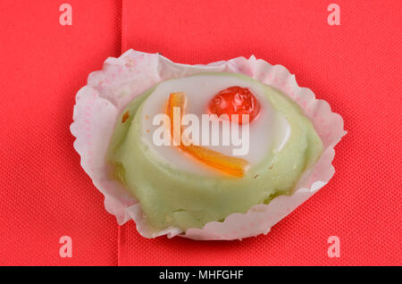 Dessert: CASSATA SICILIANA im Restaurant Stockfoto