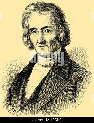 Heinrich Cotta (30. Oktober 1763 geboren, starb am 25. Oktober 1844), seit längerer Zeit u. A. N [eumann] XA Stockfoto