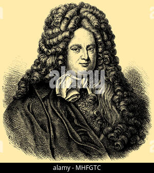 Eberhard Christoph Balthasar von Danckelmann (born November 23, 1643, starb am 31. März 1722), Stockfoto