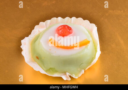 Dessert: CASSATA SICILIANA im Restaurant Stockfoto