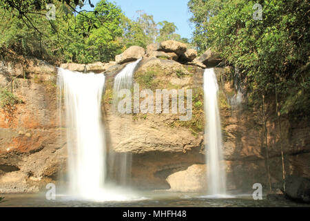 Wasserfall in kaoyai haewsuwat, Berg, Thailand Stockfoto