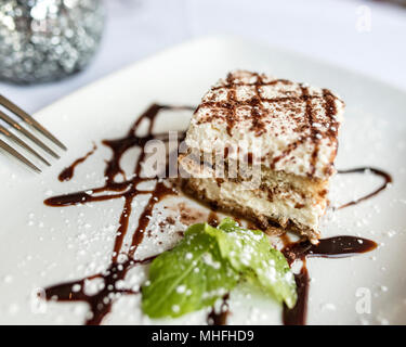 Italienisches Essen im Restaurant Stockfoto