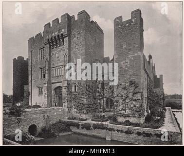 Hever Castle, in der Nähe von Edenbridge, Kent, ist vor allem als Sitz der Sir Thomas Boleyn, der Vater von Anne wurde festgestellt Stockfoto