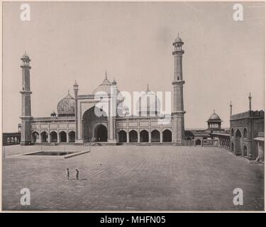 Jumma Musjid, Delhi, Indien Stockfoto