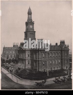 Rathaus und Marktplatz, Sydney, Australien Stockfoto