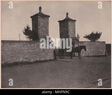 Das alte Stadttor, St. Augustine, Florida Stockfoto