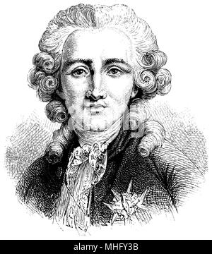 Charles Alexandre de Calonne (20. Januar 1734 geboren, starb am 30. Oktober 1802), Stockfoto