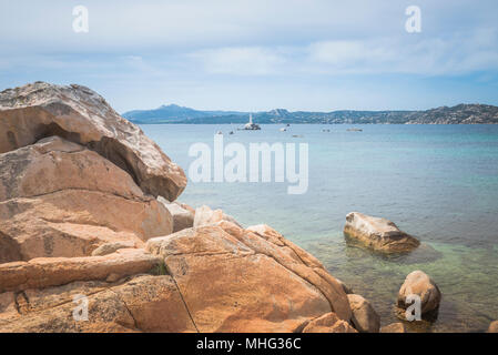 La Maddalena-Dorf auf der Insel La Maddalena, Sardinien, Italien Stockfoto