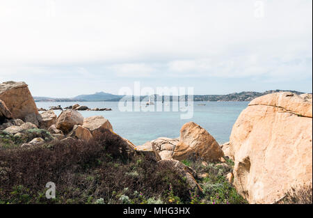 La Maddalena-Dorf auf der Insel La Maddalena, Sardinien, Italien Stockfoto