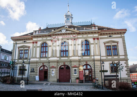 Rathaus Weitra, Niederösterreich, Österreich, Europa Stockfoto