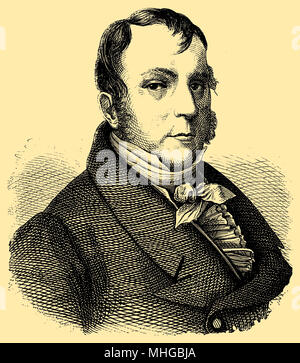 Johann Nepomuk Hummel (14. November 1778 geboren, starb am 17. Oktober 1837), Stockfoto