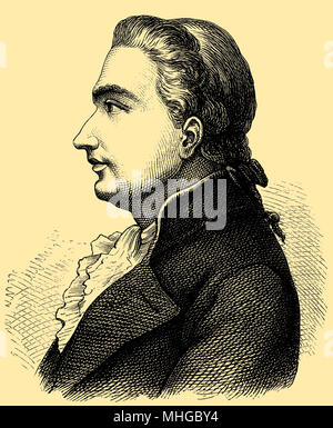 Luigi Aloisio Galvani (geboren am 9. September 1737, starb am 4. Dezember 1798), Stockfoto