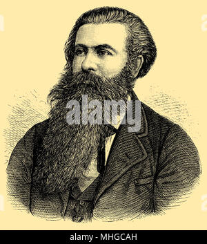 Karl Robert Eduard von Hartmann (* 23. Februar 1842), Stockfoto