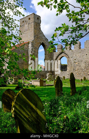 Weybourne Priorat Ruinen, North Norfolk, England Stockfoto