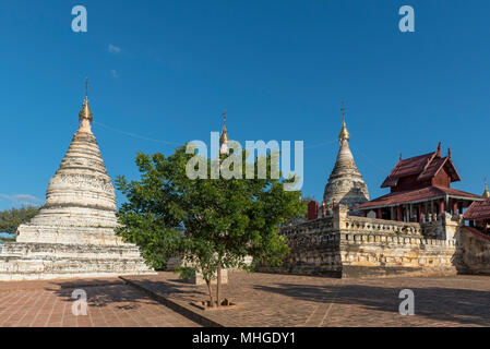 Minochantha (Min. O Chantha Paya) Tempel Gruppe, Bagan, Myanmar (Birma) Stockfoto