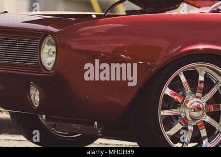 Amerikanische klassische Muscle Cars Stockfoto