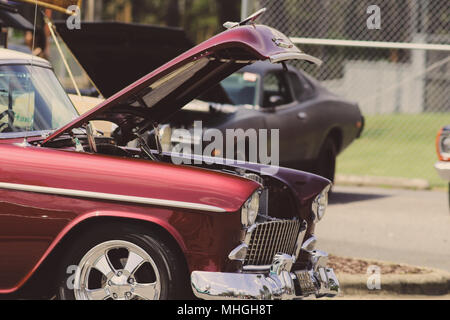 Amerikanische klassische Muscle Cars Stockfoto