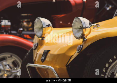 Amerikanische klassische Muscle Cars Stockfoto