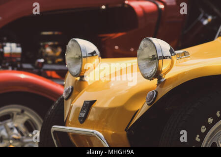 Amerikanische klassische Muscle Cars Stockfoto