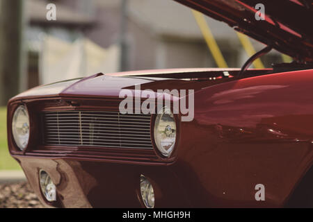 Amerikanische klassische Muscle Cars Stockfoto