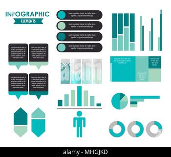 Infografik Elemente Konzept Stock Vektor