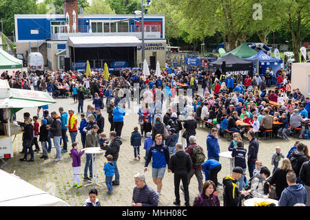 Wildlife Park / Übersicht. GES/fussball/zum 10-jährigen Jubiläum der Fußball-Schule des Karlsruher SC, 01.05.2018 - | Verwendung weltweit Stockfoto