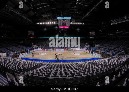 Wizink Center, Madrid, Spanien. 25 Apr, 2018. Turkish Airlines Euroleague Basketball, Real Madrid gegen Panathinaikos Athen Baloncesto Superfoods; Die Wizink Stadion Credit: Aktion plus Sport/Alamy leben Nachrichten Stockfoto