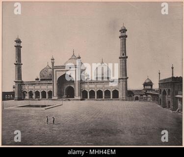 Jumma Musjid, Delhi, Indien Stockfoto