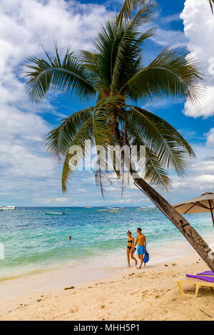Alona Beach Bohol Philippinen April 20, 2018 Alona Beach Stockfoto